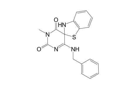 6'-(Propylamino)-3'-methyl-spiro[benzothiazoline-2,5'-pyrimidine-2,4'-(3'H,5'H)-dione]