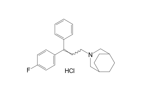 3-(p-fluoro-gamma-phenylcinnamyl)-3-azabicyclo[3.2.2]nonane, hydrochloride