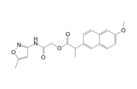 2-[(5-methyl-3-isoxazolyl)amino]-2-oxoethyl 2-(6-methoxy-2-naphthyl)propanoate