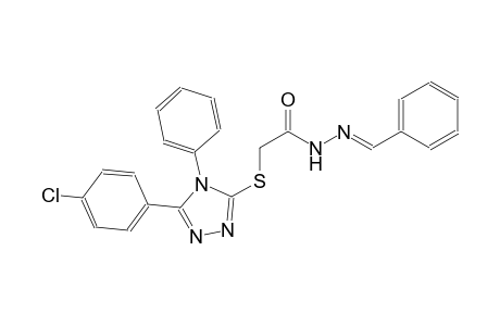 acetic acid, [[5-(4-chlorophenyl)-4-phenyl-4H-1,2,4-triazol-3-yl]thio]-, 2-[(E)-phenylmethylidene]hydrazide