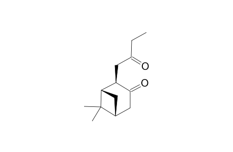 (1S,2R,5R)-6,6-dimethyl-2-(2-oxobutyl)bicyclo[3.1.1]heptan-3-one