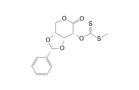 2-(METHYLTHIO)-THIOCARBONYL-3,4-O-BENZYLIDENE-D-RIBONO-1,5-LACTONE