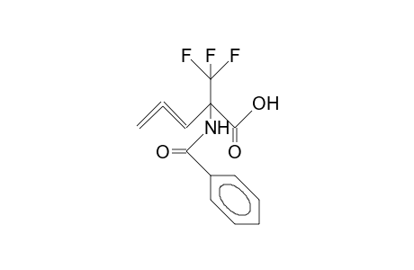 2-Benzoylamino-2-trifluoromethyl-penta-3,4-dienoic acid
