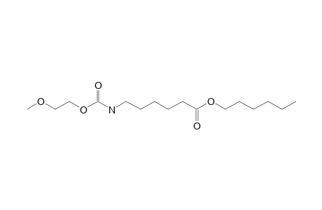 6-Aminocaproic acid, N-(2-methoxyethoxycarbonyl)-, hexyl ester