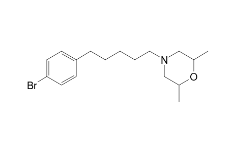 Morpholine, 4-[5-(4-bromophenyl)pentyl]-2,6-dimethyl-