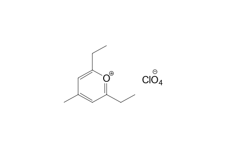 2,6-diethyl-4-methylpyrylium perchlorate