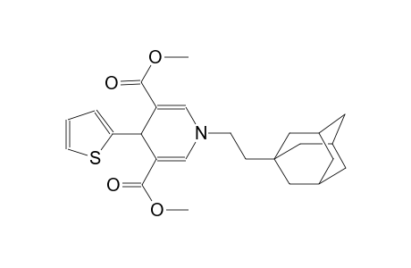 3,5-pyridinedicarboxylic acid, 1,4-dihydro-4-(2-thienyl)-1-(2-tricyclo[3.3.1.1~3,7~]dec-1-ylethyl)-, dimethyl ester