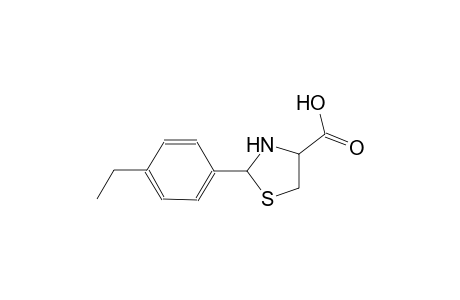 4-thiazolidinecarboxylic acid, 2-(4-ethylphenyl)-