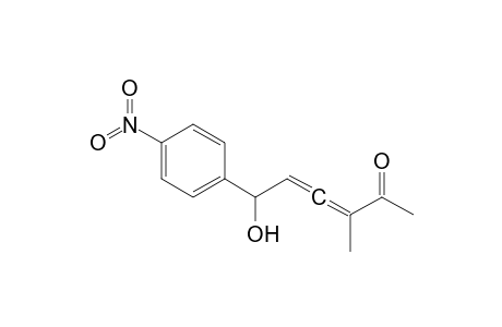 6-Hydroxy-3-methyl-6-(p-nitrophenyl)-hexa-3,4-dien-2-one