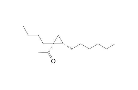 r-1-Acetyl-1-butyl-c-2-hexylcyclopropane