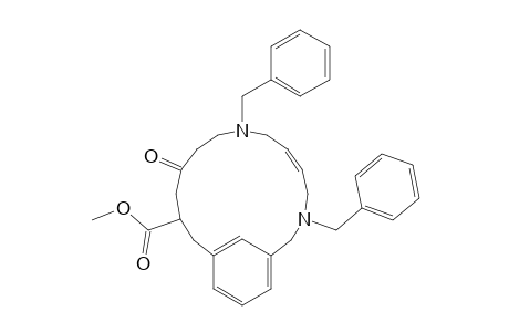 Methyl 3,8-dibenzyl-11-oxo-3,8-diazabicyclo[13.3.1]nonadeca-1(18),5,15(19),16-tetraene-13-carboxylate