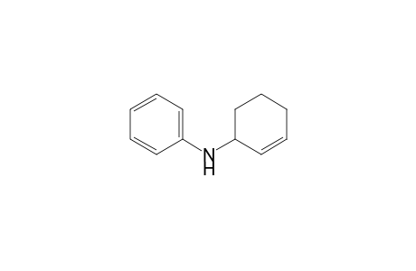 Benzenamine, N-2-cyclohexen-1-yl-