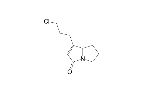 1-(3-Chloropropyl)-5,6,7,7a-tetrahydro-3H-pyrrolizin-3-one