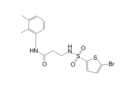 3-{[(5-bromo-2-thienyl)sulfonyl]amino}-N-(2,3-dimethylphenyl)propanamide