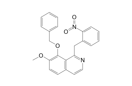 7-Methoxy-1-[(2-nitrophenyl)methyl]-8-phenylmethoxy-isoquinoline