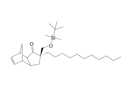 2-[(t-Butyldimethylsilyloxy)methyl]-2-undecyl-tricyclo[7.5.2.1(5,8).0(4,9)]dec-6-en-3-one.