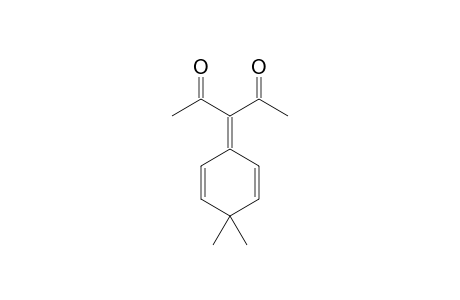 3-(4,4-dimethyl-1-cyclohexa-2,5-dienylidene)pentane-2,4-dione