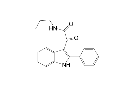 1H-Indole-3-acetamide, .alpha.-oxo-2-phenyl-N-propyl-