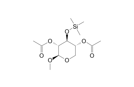 Methyl-2,4-di-O-acetyl-3-O-trimethylsilyl.beta.-D-xylopyranosid