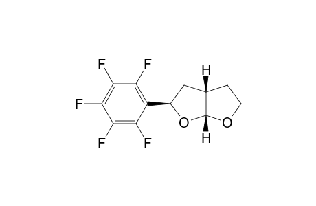 (2R*,3aS*,6aR*)-2-(Pentafluorophenyl)perhydrofuro[2,3-b]furan