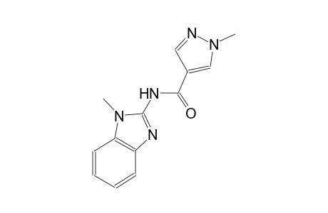 1-methyl-N-(1-methyl-1H-benzimidazol-2-yl)-1H-pyrazole-4-carboxamide