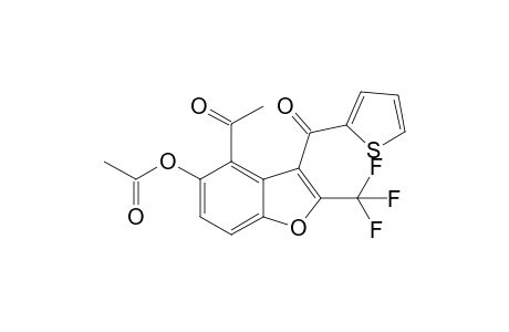 5-Acetoxy-4-acetyl-3-(2-thienylcarbonyl)-2-(trifluoromethyl)benzofurane
