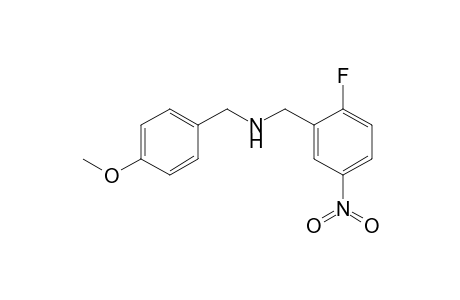 (2-Fluoro-5-nitrophenyl)-N-(4-methoxybenzyl)-methanamine