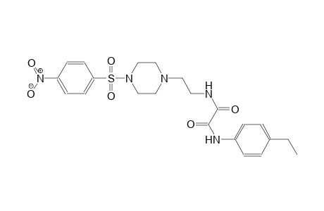 N~1~-(4-ethylphenyl)-N~2~-(2-{4-[(4-nitrophenyl)sulfonyl]-1-piperazinyl}ethyl)ethanediamide