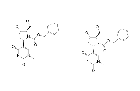 N-(BENZYLOXYCARBONYL)-(2R)-(2,4-DIOXO-1-METHYL-1,2,3,4-TETRAHYDROPYRIMIDIN-5-YL)-(4S)-HYDROXY-(5R)-HYDROXYMETHYL-PYRROLIDINE
