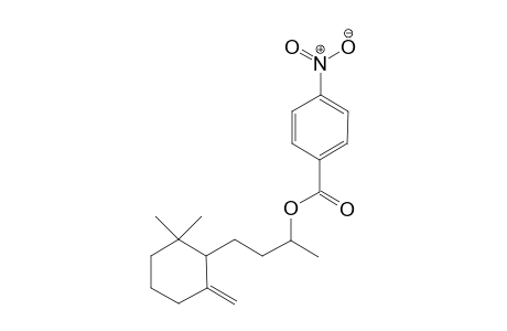 .gamma.-dihydroionol-p-nitrobenzoyl ester