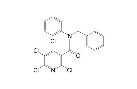 3-Pyridinecarboxamide, 2,4,5,6-tetrachloro-N-phenyl-N-(phenylmethyl)-