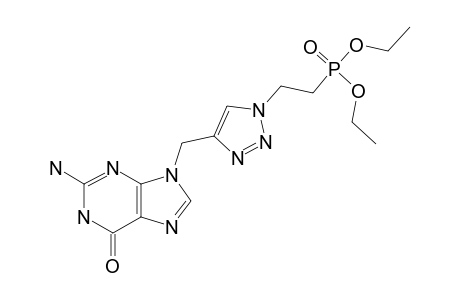 DIETHYL-2-[4-[(2-AMINO-6-OXO-1,6-DIHYDRO-9H-PURIN-9-YL)-METHYL]-1H-1,2,3-TRIAZOL-1-YL]-ETHYLPHOSPHONATE