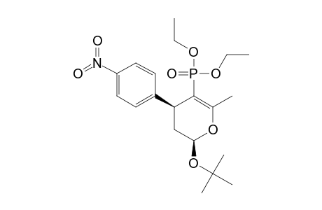 2-TERT.-BUTOXY-5-(DIETHOXYPHOSPHORYL)-3,4-DIHYDRO-6-METHYL-4-(4-NITROPHENYL)-2H-PYRAN;CIS-ISOMER