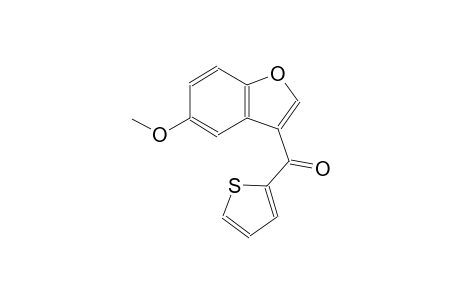 (5-Methoxy-1-benzofuran-3-yl)(2-thienyl)methanone
