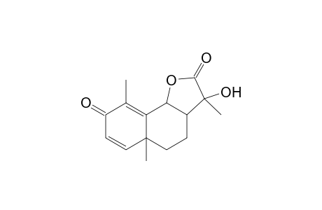 5-Hydroxy-1,5,10-trimethyl-7-oxatricyclo[7.4.0.0(4,8)]trideca-9,12-dien-6,11-dione