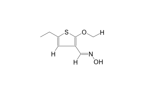 (E)-2-METHOXY-5-ETHYL-3-(HYDROXYIMINOMETHYL)THIOPHENE