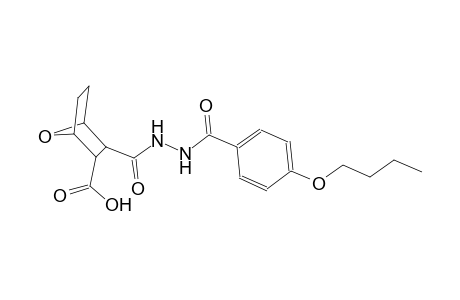 3-{[2-(4-butoxybenzoyl)hydrazino]carbonyl}-7-oxabicyclo[2.2.1]heptane-2-carboxylic acid