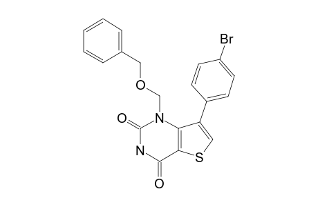 1-(BENZYLOXYMETHYL)-7-(4-BrOMOPHENYL)-THIENO-[3,2-D]-PYRIMIDINE-2,4-DIONE