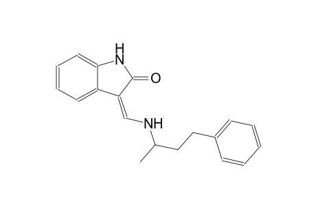 (3Z)-3-{[(1-methyl-3-phenylpropyl)amino]methylene}-1,3-dihydro-2H-indol-2-one