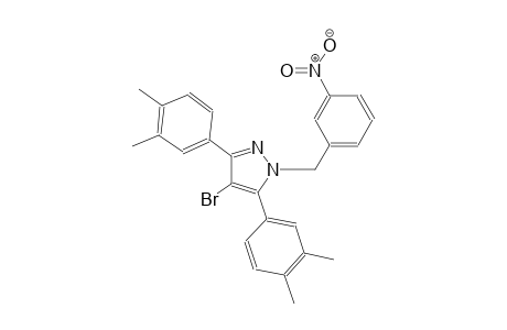 4-bromo-3,5-bis(3,4-dimethylphenyl)-1-(3-nitrobenzyl)-1H-pyrazole
