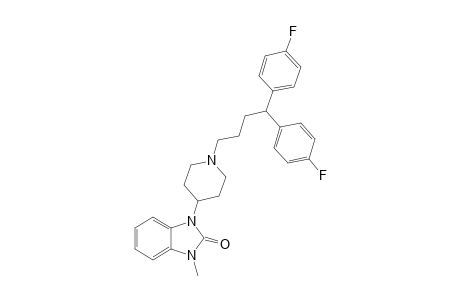 1-[1-[4,4-bis(4-fluorophenyl)butyl]-4-piperidinyl]-3-methyl-2-benzimidazolone