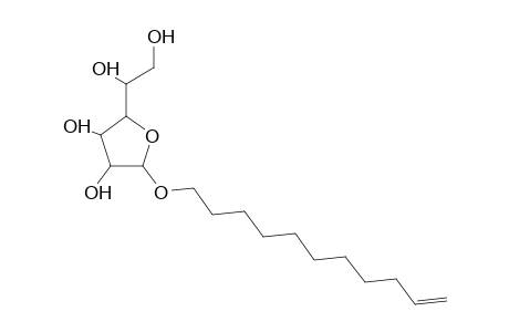 .beta.-D-Mannofuranoside, 1-O-(10-undecenyl)-