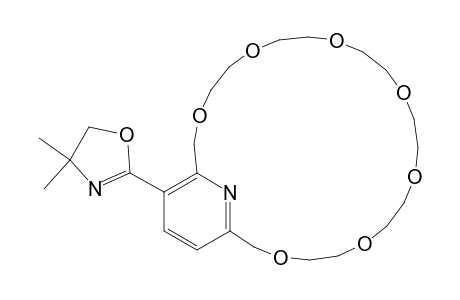 24-(4,4-dimethyl-2-oxazolin-2-yl)-3,6,9,12,15,18,21-heptaoxa-27-azabicyclo[21.3.1]heptacosa-1(27),23,25-triene