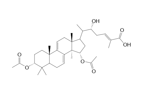 3.alpha.,15.alpha.-Diacetoxy-22.alpha.-hydroxylanosta-7,9(11),24-trien-26-oic Acid