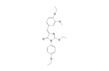4H-imidazol-4-one, 5-[(4-ethoxy-3-methoxyphenyl)methylene]-3-(4-ethoxyphenyl)-2-(ethylthio)-3,5-dihydro-, (5Z)-