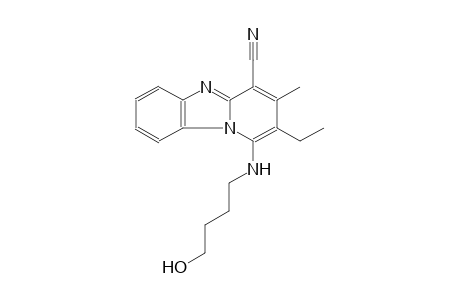 2-ethyl-1-[(4-hydroxybutyl)amino]-3-methylpyrido[1,2-a]benzimidazole-4-carbonitrile