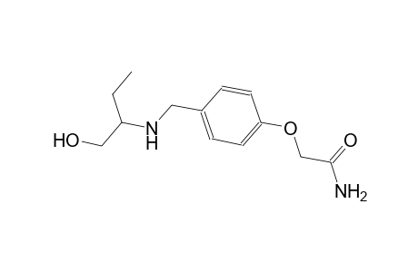 2-[4-({[1-(hydroxymethyl)propyl]amino}methyl)phenoxy]acetamide