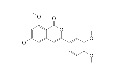 3-(3',4'-Dimethoxyphenyl)-6,8-dimethoxyisocoumarin