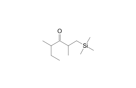 2,4-Dimethyl-1-(trimethylsilyl)-3-hexanone
