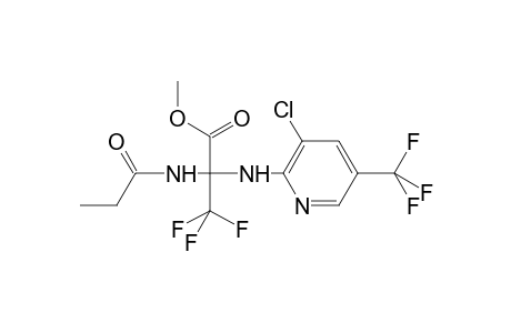 Methyl 2-{[3-chloro-5-(trifluoromethyl)pyridin-2-yl]amino}-3,3,3-trifluoro-2-propanamidopropanoate